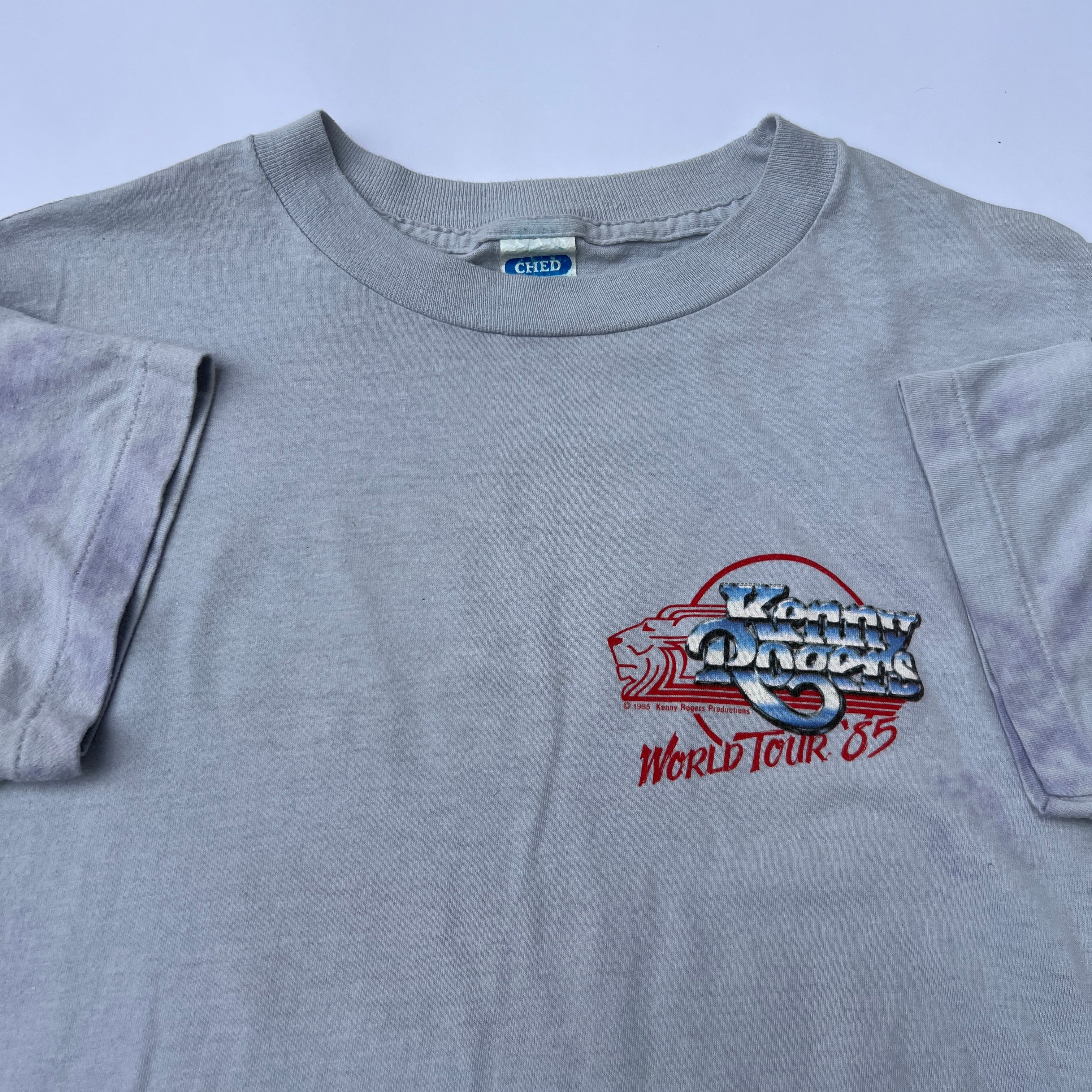 80s Kenny Rogers '85 World Tour Concert Tee