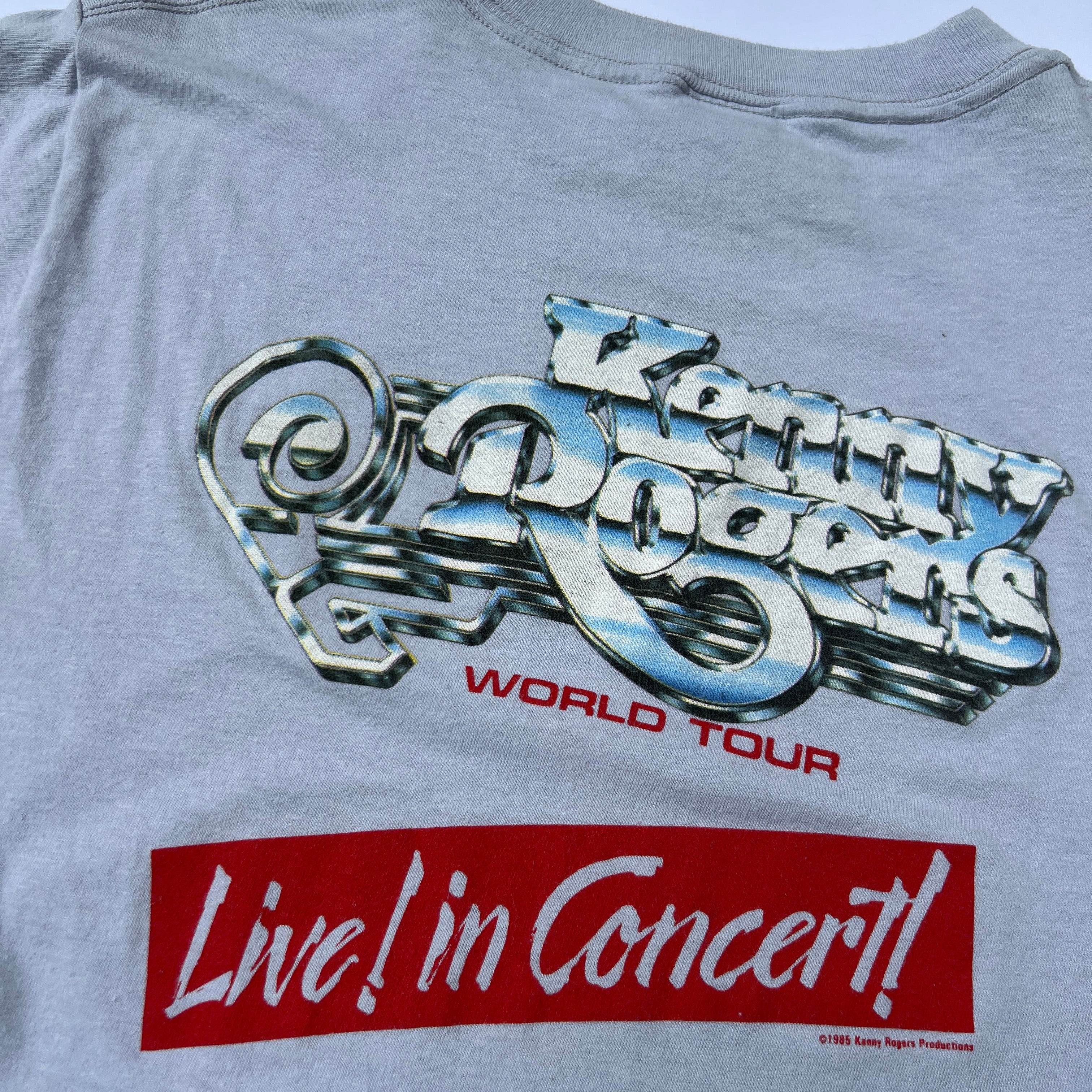 80s Kenny Rogers '85 World Tour Concert Tee
