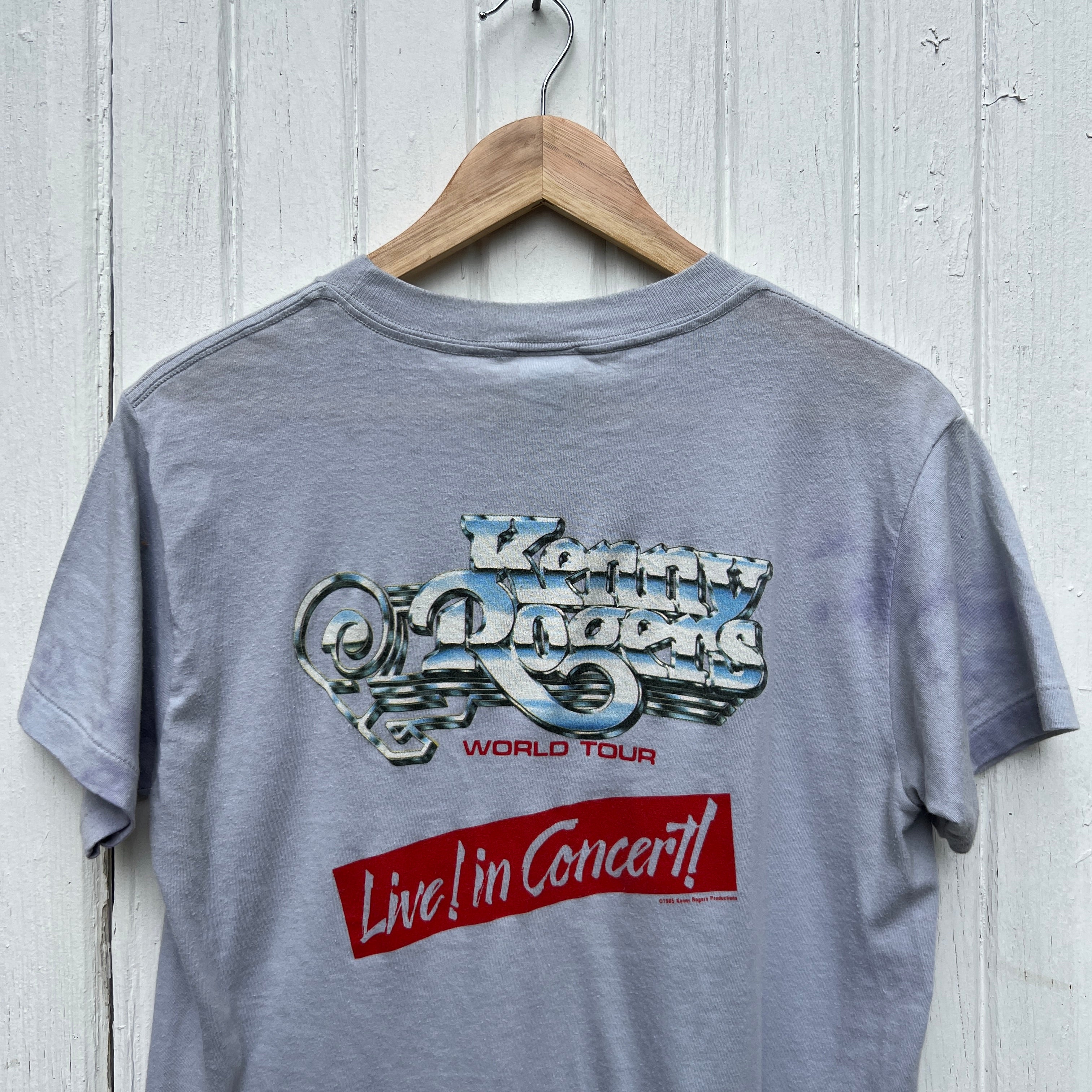 80s Kenny Rogers '85 World Tour Concert Tee