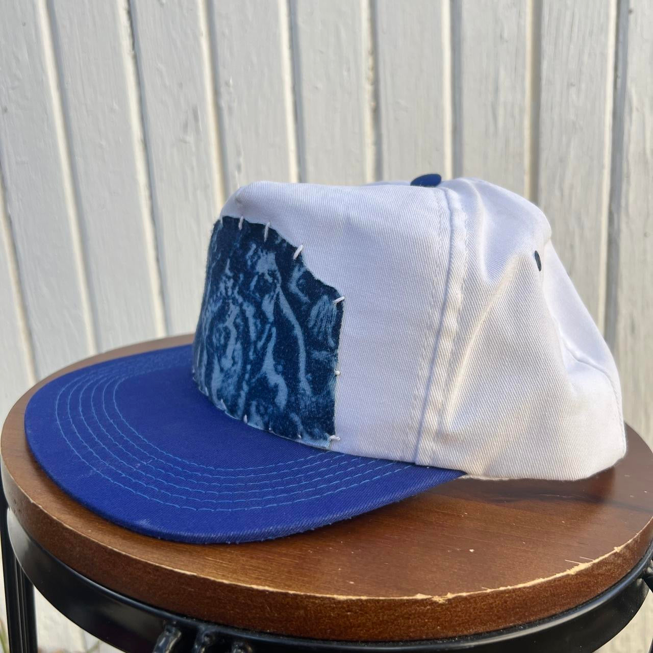 Upcycled Vintage Cyanotype Arch Hat