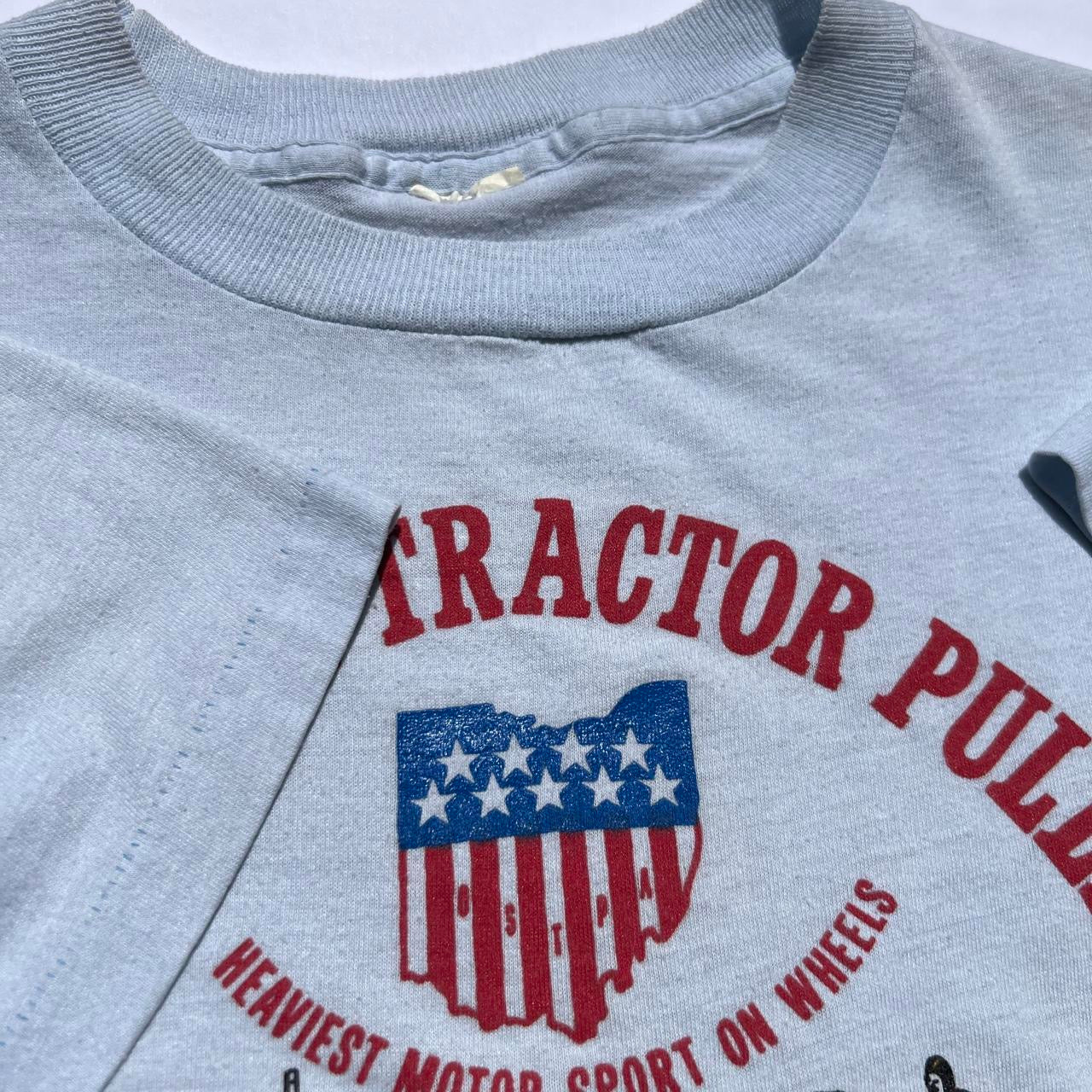 Vintage 70s Ohio State Tractor Pullers T-shirt / Fits like S/M
