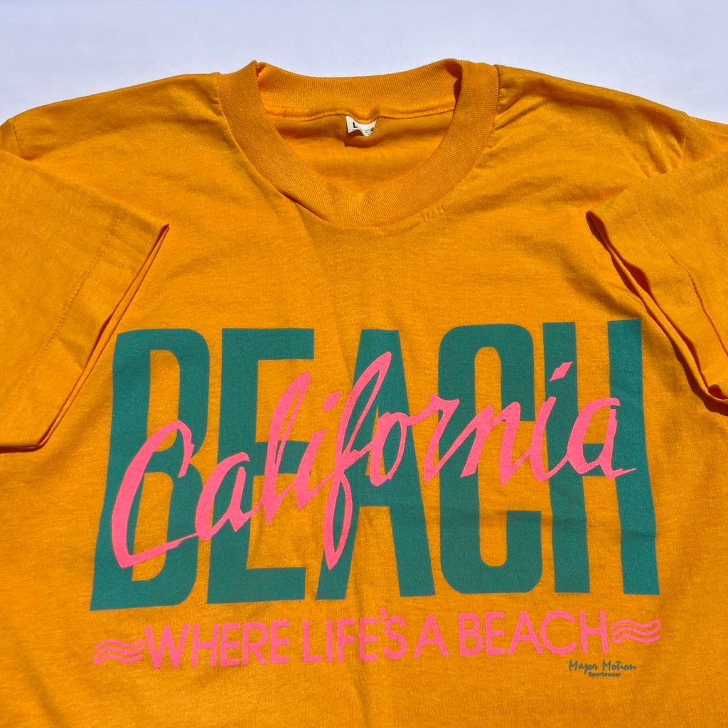 Vintage 80s California Beach “Life’s a Beach” T-shirt / Large