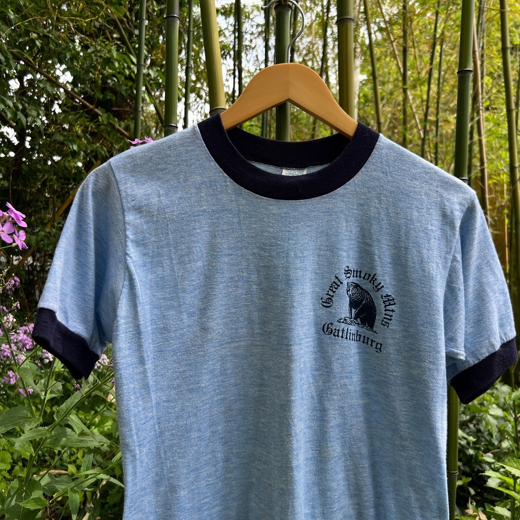 70s Great Smoky Mountains Ringer Tee
