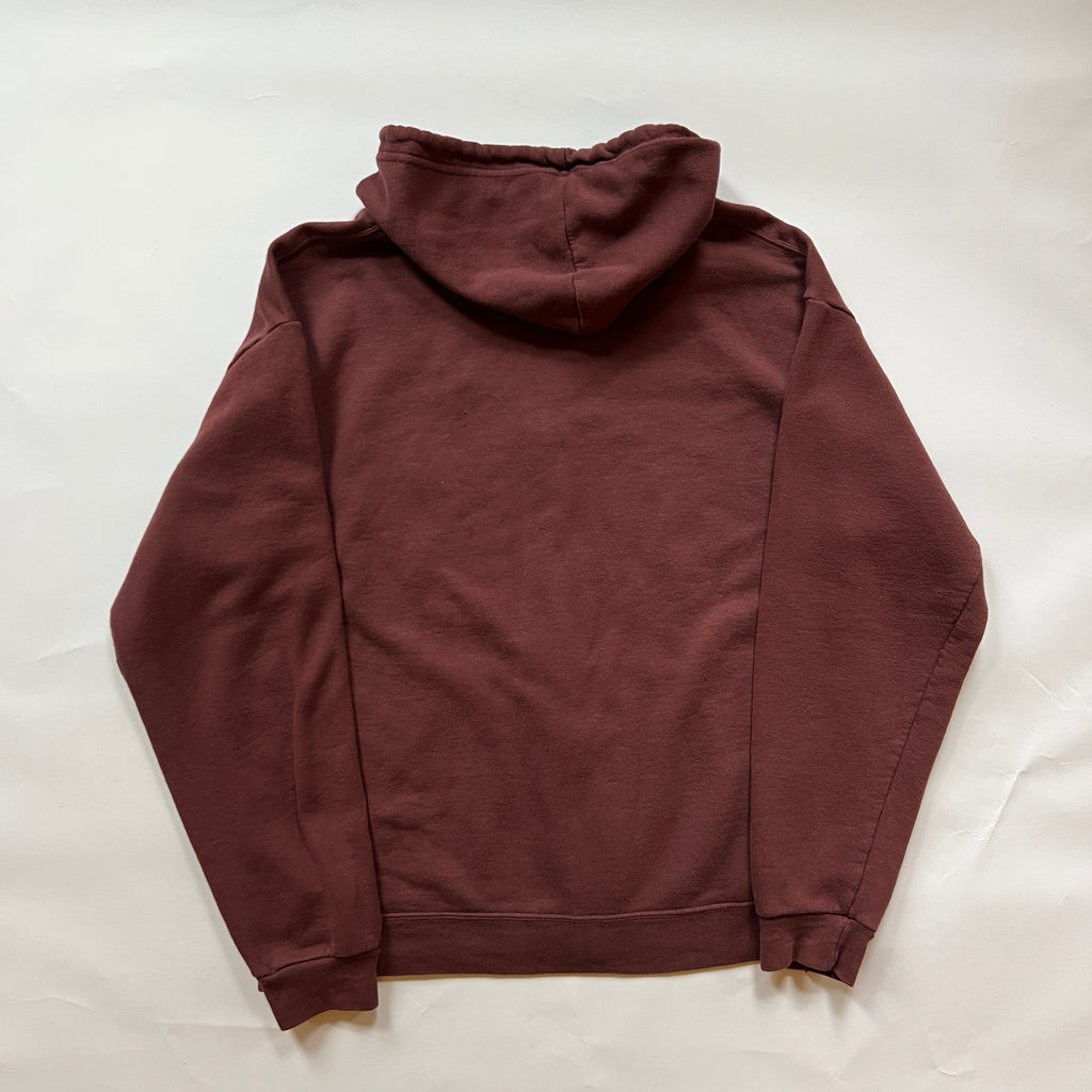 Burgundy Star Hoodie / Large