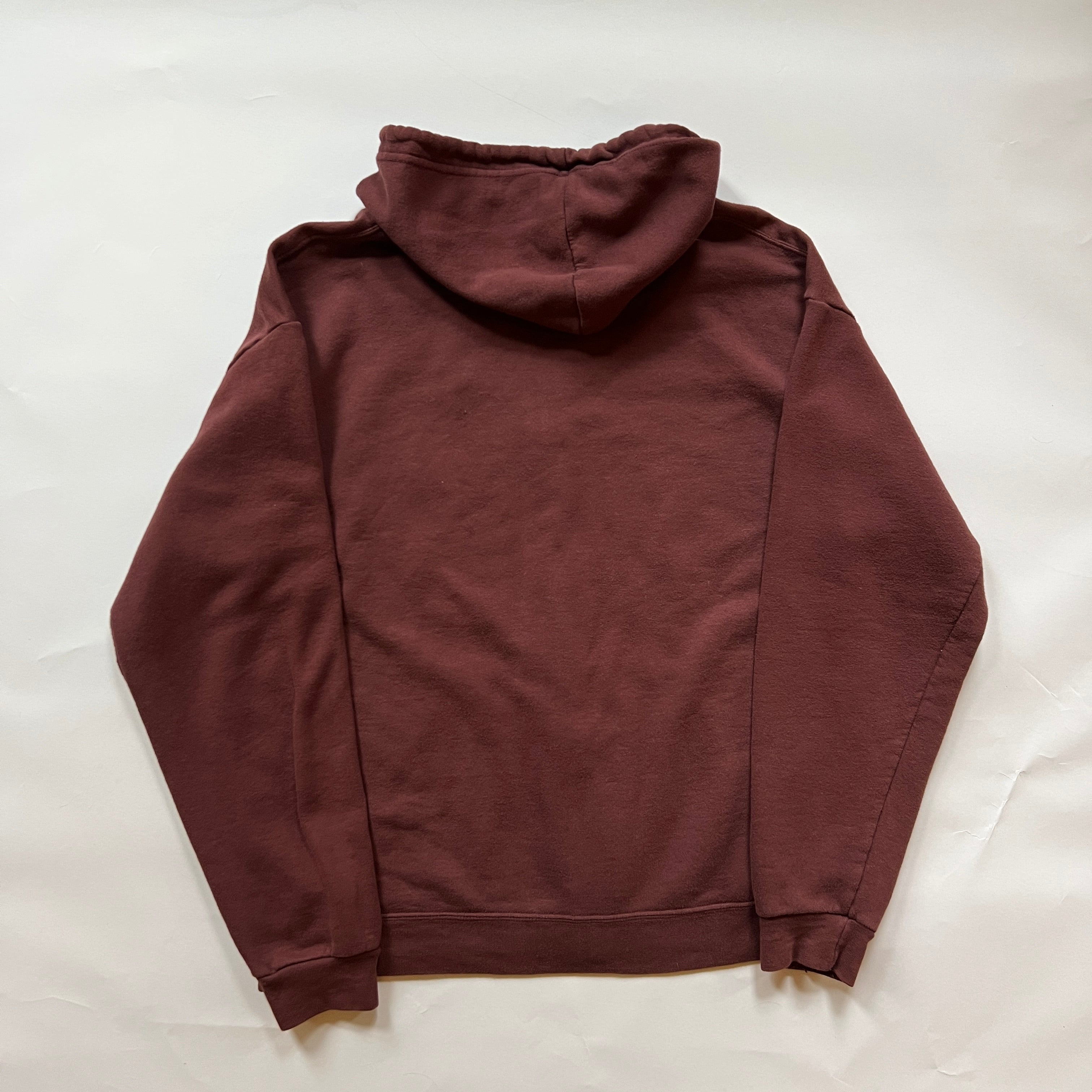 Burgundy Star Hoodie / Large
