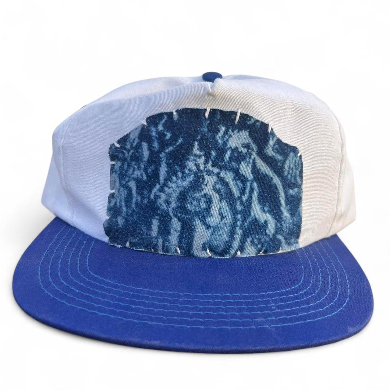 Upcycled Vintage Cyanotype Arch Hat