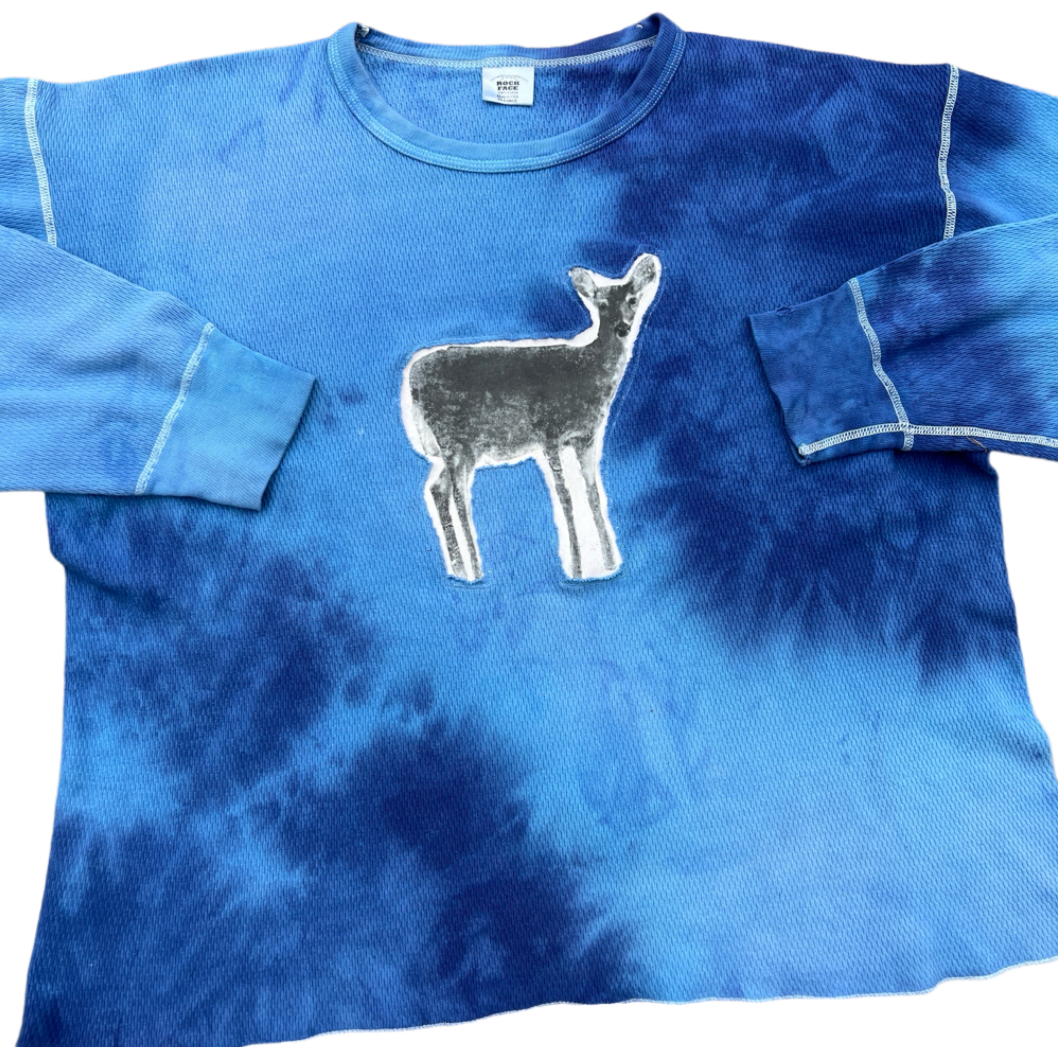 Sky Deer Indigo Dyed Shirt / 3XL