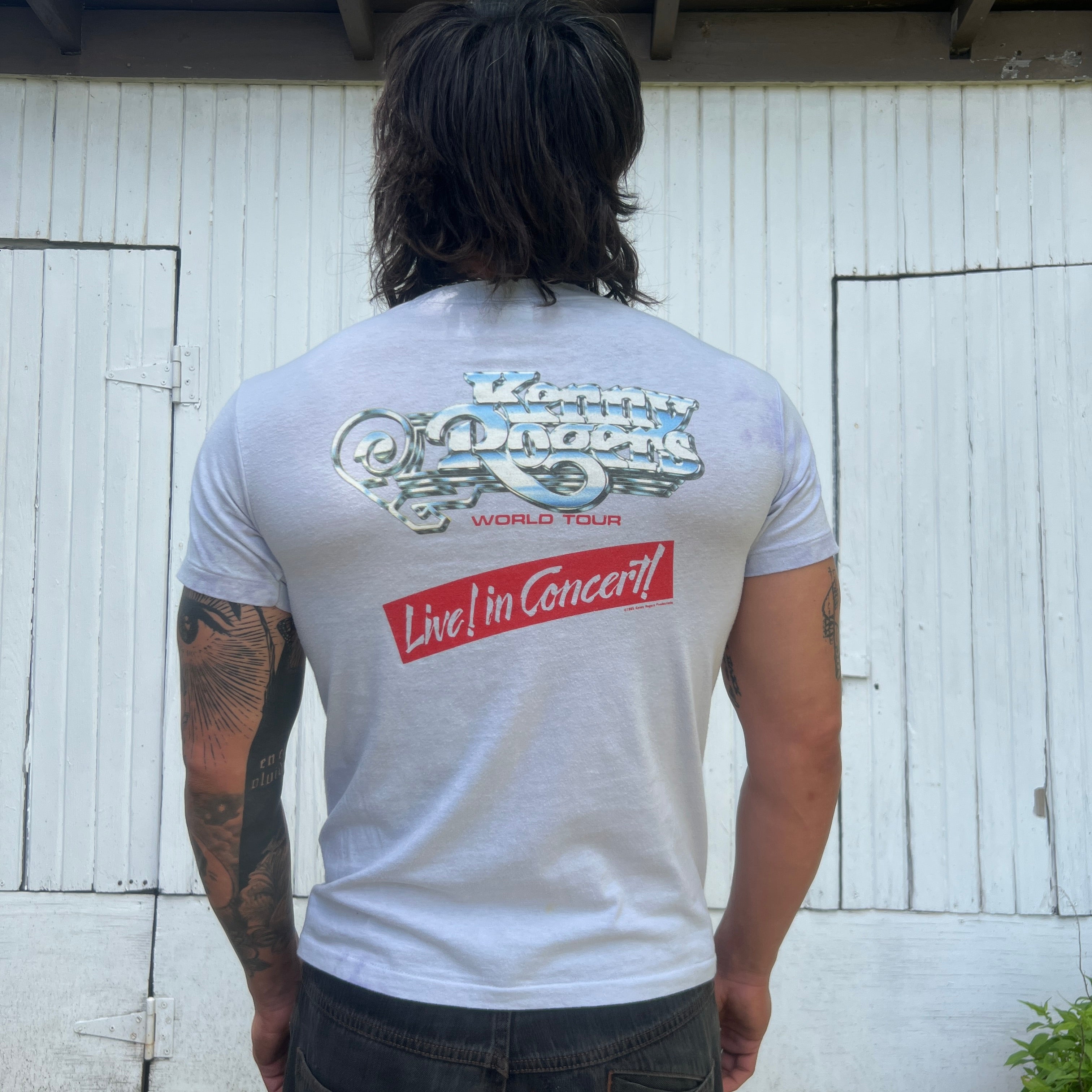 80s Kenny Rogers '85 World Tour Concert Tee