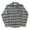 Vintage 70s Kings Road Plaid Button Up Shirt / Large
