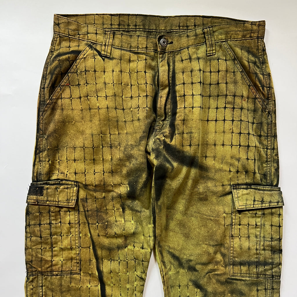 Net Cargo Pants / Size 38