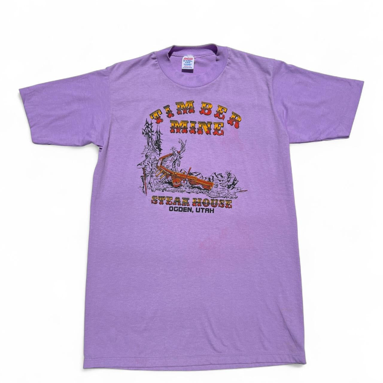 Vintage 80s Timber Mine Steak House Utah T-shirt / Small