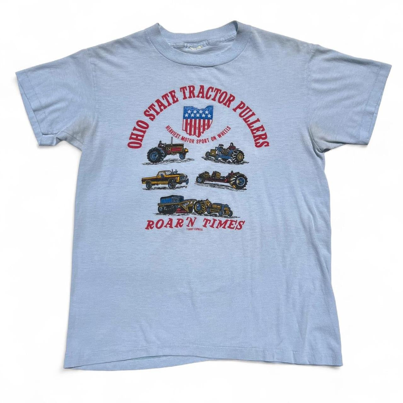 Vintage 70s Ohio State Tractor Pullers T-shirt / Fits like S/M