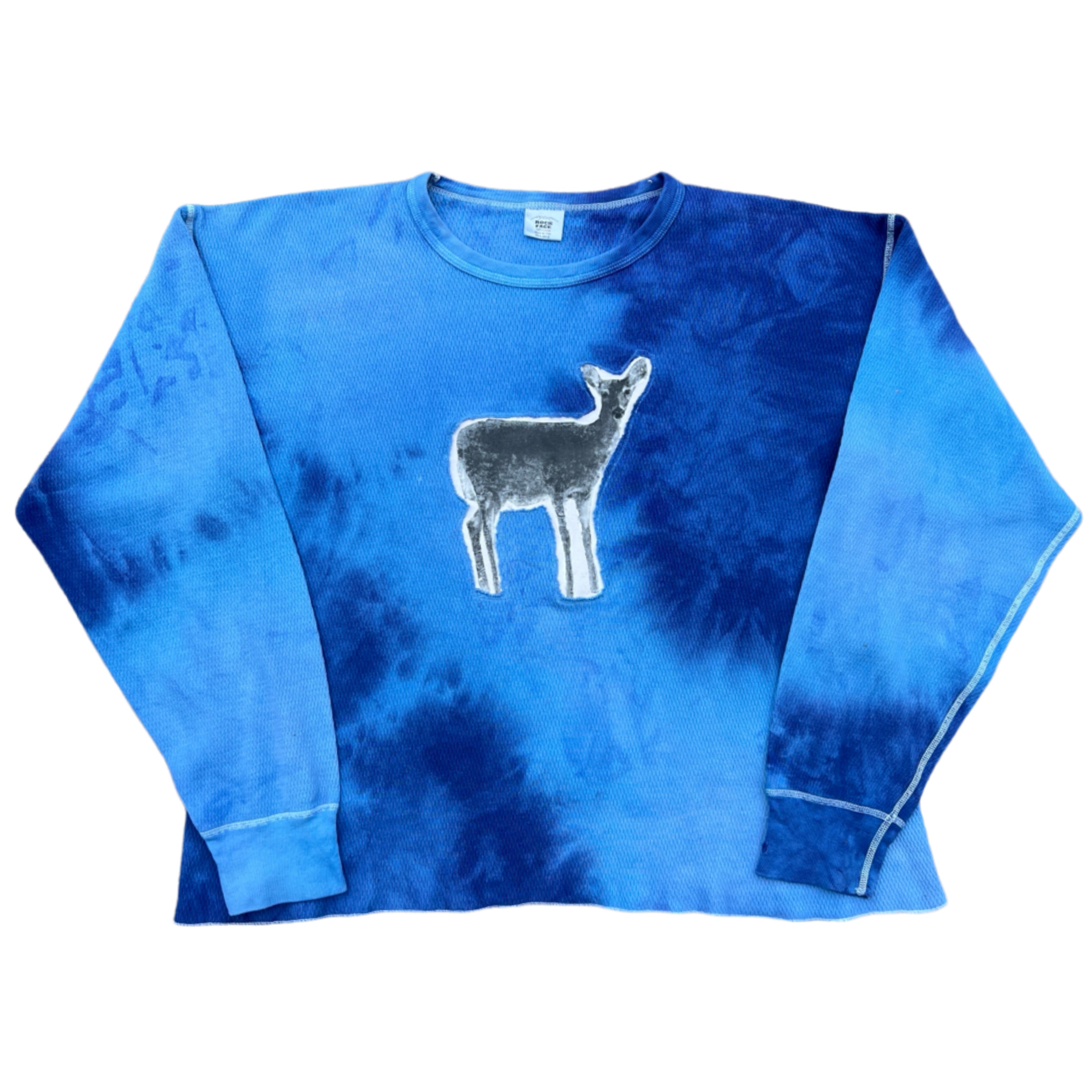 Sky Deer Indigo Dyed Shirt / 3XL
