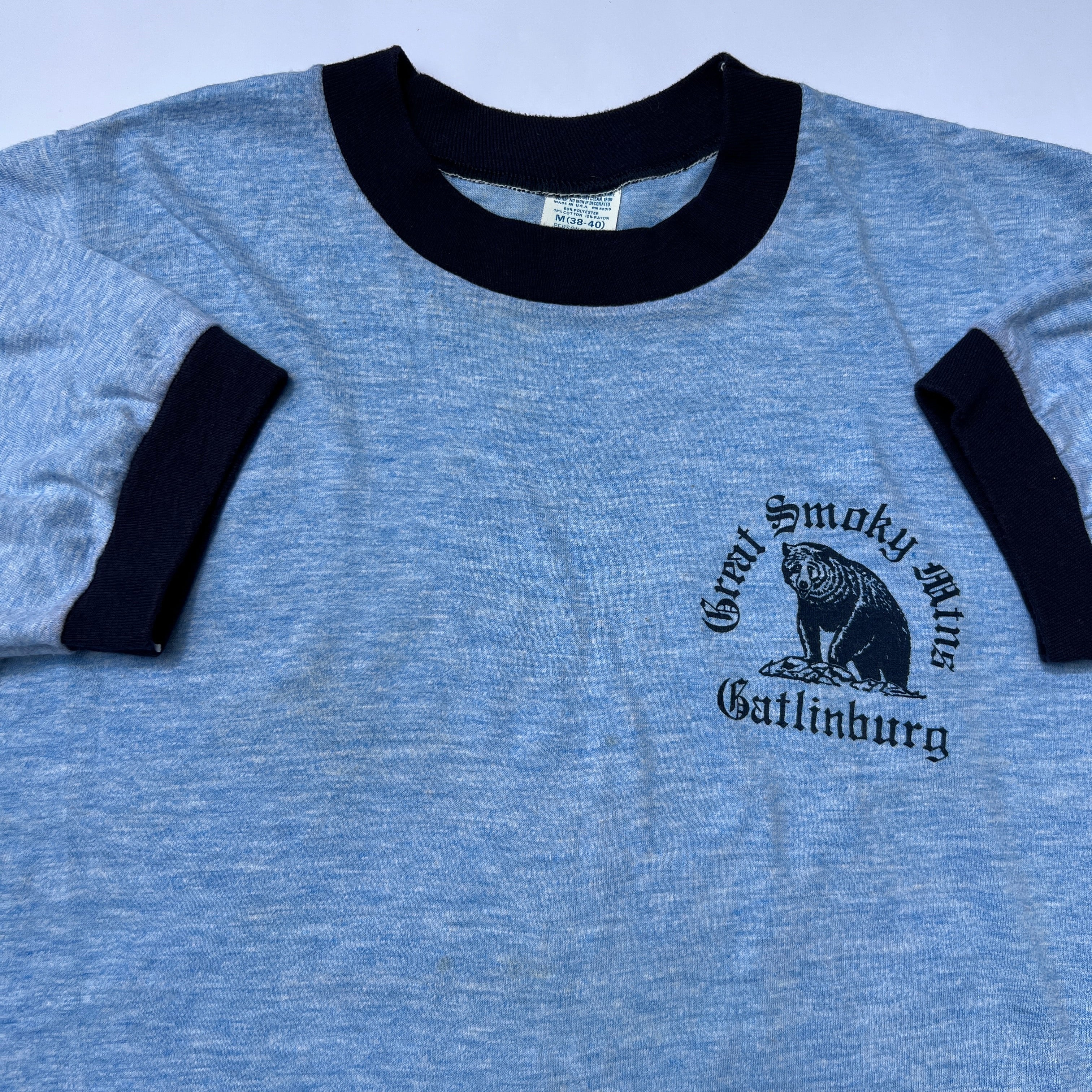 70s Great Smoky Mountains Ringer Tee