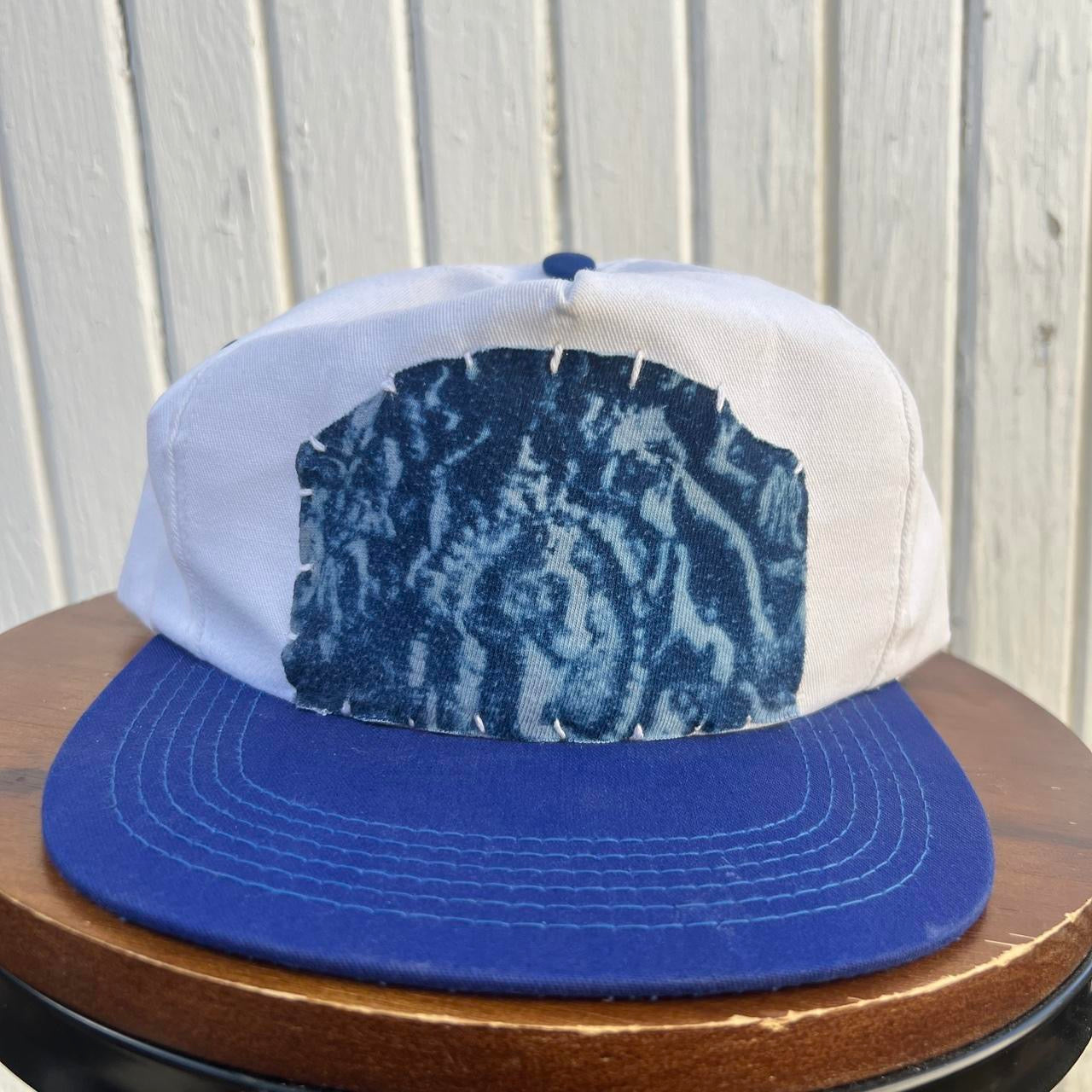 Upcycled Vintage Cyanotype Arch Hat