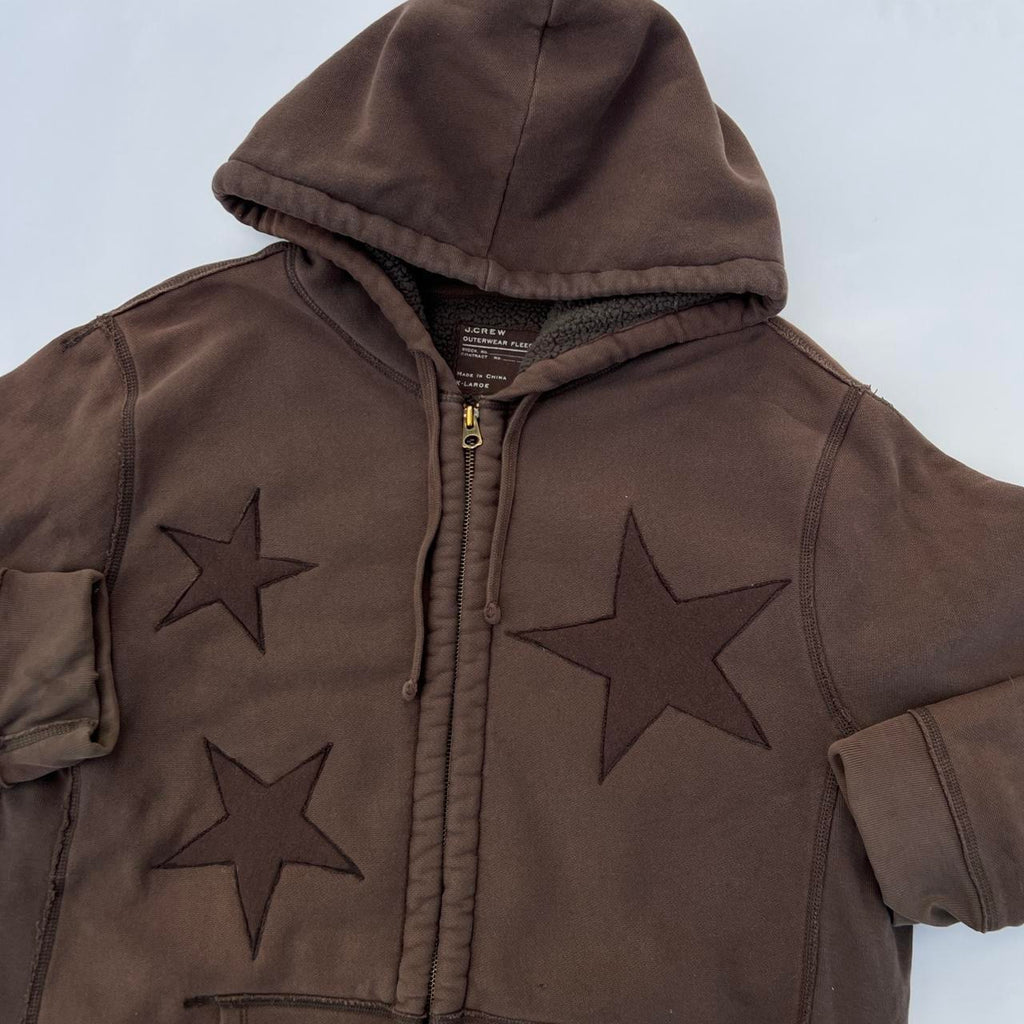 Brown Star Hoodie / XL