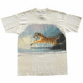 Vintage 90s Habitat Tiger Double Sided T-Shirt / XL