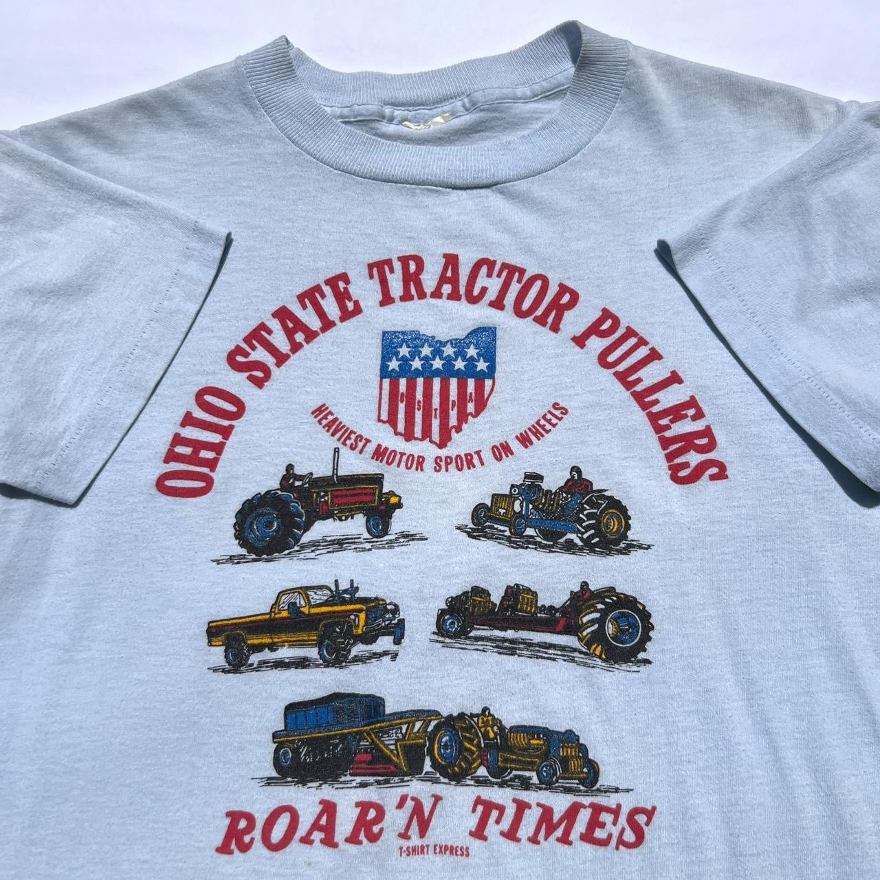Vintage 70s Ohio State Tractor Pullers T-shirt / Fits like S/M