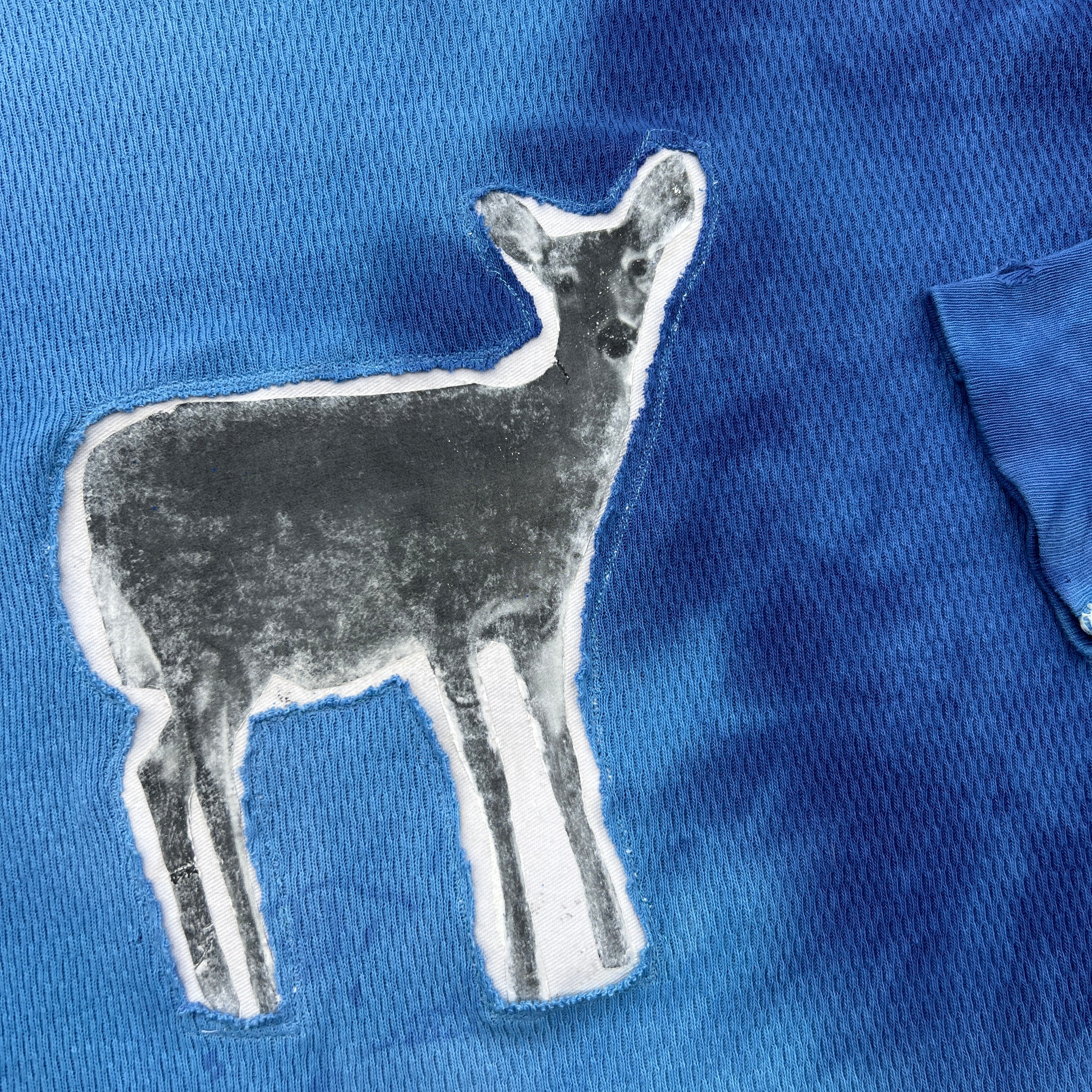 Sky Deer Indigo Dyed Shirt / 3XL