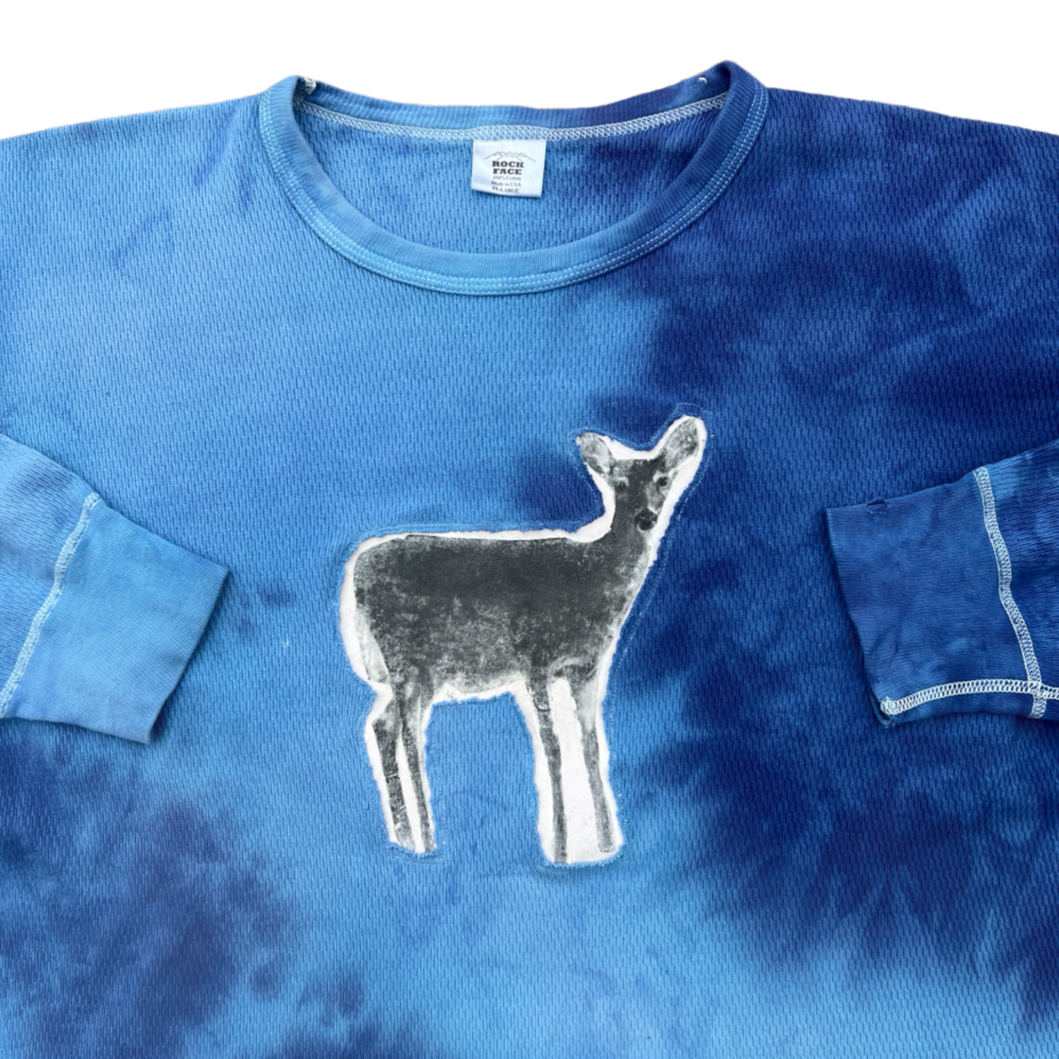 Sky Deer Indigo Dyed Shirt / 3XL